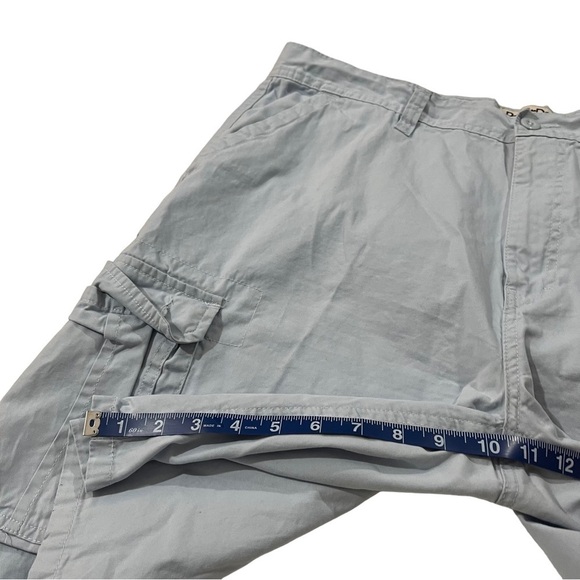 Paper Denim Cloth PD&C Men Light Blue Cargo Shorts Sz 38x10 100% Cotton 6 Pocket - Picture 6 of 10